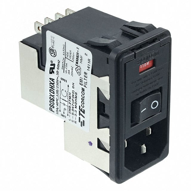 3-6609106-9 TE Connectivity Corcom Filters  Moduli di ingresso alimentazione (PEM)